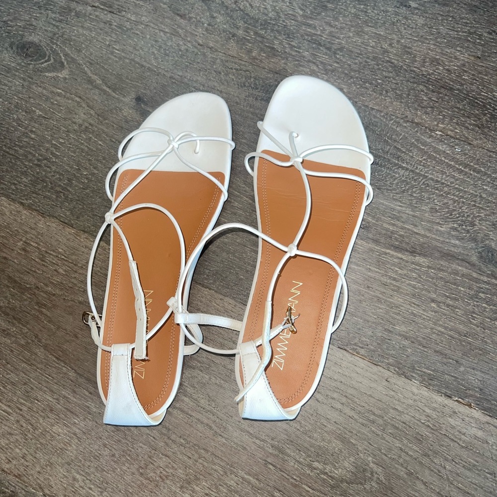 Zimmerman white sandals